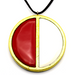 Horn & Lacquer Pendant #13494 - HORN JEWELRY