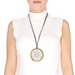 Horn & Lacquer Pendant #13563 - HORN JEWELRY