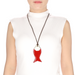 Horn & Lacquer Pendant #13573 - HORN JEWELRY