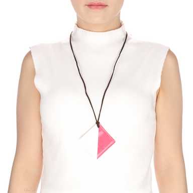 Horn & Lacquer Pendant #13574 - HORN JEWELRY