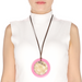 Horn & Lacquer Pendant #13586 - HORN JEWELRY