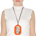 Horn & Lacquer Pendant #13587 - HORN JEWELRY