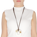Horn & Lacquer Pendant #13590 - HORN JEWELRY