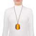Horn & Lacquer Pendant #13688 - HORN JEWELRY