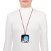 Horn & Lacquer Pendant #13695 - HORN JEWELRY