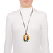 Horn & Lacquer Pendant #13708 - HORN JEWELRY