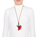 Horn & Lacquer Pendant #13711 - HORN JEWELRY