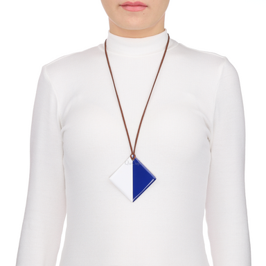 Horn & Lacquer Pendant #13716 - HORN JEWELRY