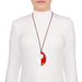 Horn & Lacquer Pendant #13719 - HORN JEWELRY