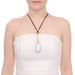 Horn & Lacquer Pendant #13914 - HORN JEWELRY