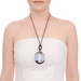 Horn & Lacquer Pendant #13917 - HORN JEWELRY