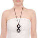 Horn & Wood Pendant #13919 - HORN JEWELRY
