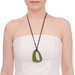 Horn & Lacquer Pendant #13924 - HORN JEWELRY