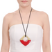 Horn & Lacquer Pendant #13951 - HORN JEWELRY