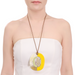 Horn & Lacquer Pendant #13964 - HORN JEWELRY