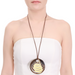 Horn & Lacquer Pendant #13991 - HORN JEWELRY