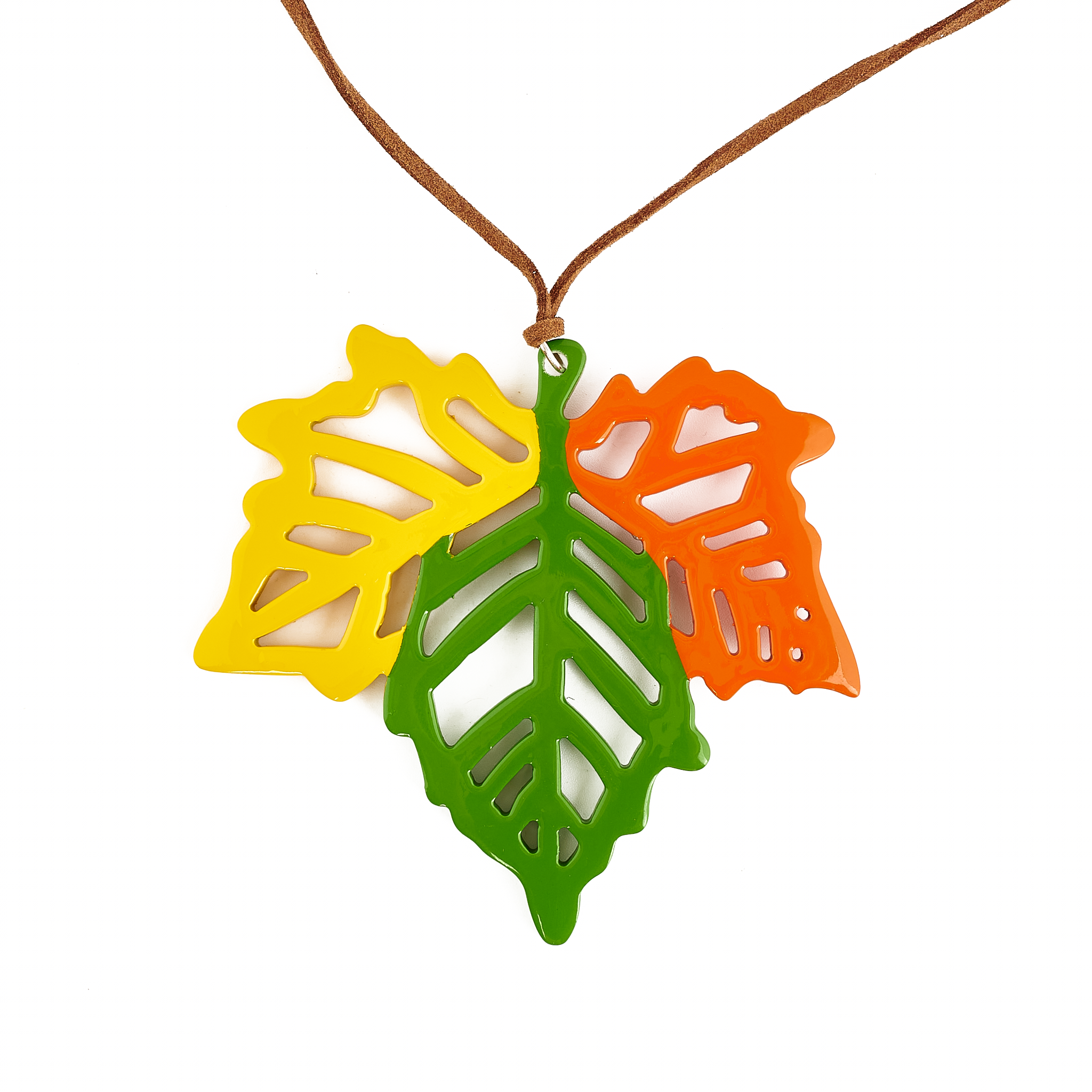 Horn & Lacquer Pendant #14237 - HORN JEWELRY