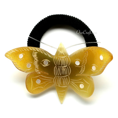 Horn & Shell Ponytail Holder #10709 - HORN JEWELRY