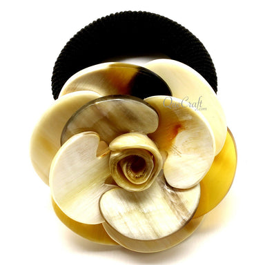 Horn Ponytail Holder #12650 - HORN JEWELRY