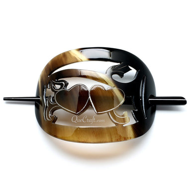 Horn Hair Barrette #10899 - HORN JEWELRY