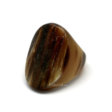 Horn Ring #10410 - HORN JEWELRY