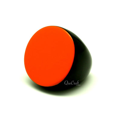 Horn & Lacquer Ring #13297 - HORN JEWELRY