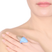 Horn & Lacquer Ring #13806 - HORN JEWELRY