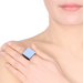 Horn & Lacquer Ring #13820 - HORN JEWELRY