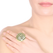 Horn & Lacquer Ring #13827 - HORN JEWELRY