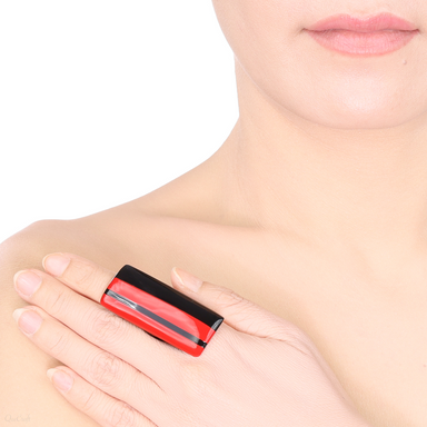 Horn & Lacquer Ring #13831 - HORN JEWELRY