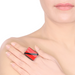 Horn & Lacquer Ring #13832 - HORN JEWELRY
