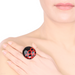 Horn & Lacquer Ring #13833 - HORN JEWELRY