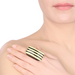 Horn & Lacquer Ring #13835 - HORN JEWELRY