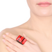 Horn & Lacquer Ring #13841 - HORN JEWELRY