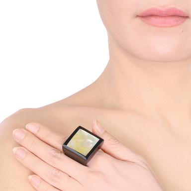 Horn & Shell Ring #13847 - HORN JEWELRY
