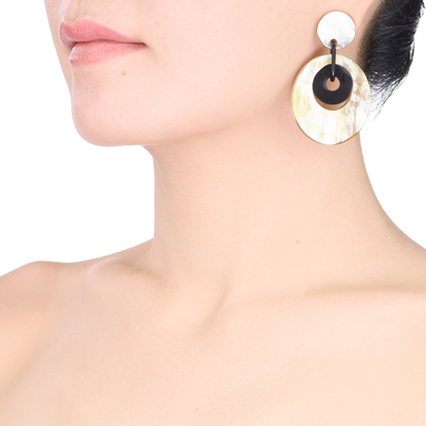 Horn Earrings #13877 - HORN JEWELRY