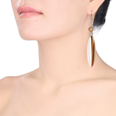 Horn Earrings #13880 - HORN JEWELRY