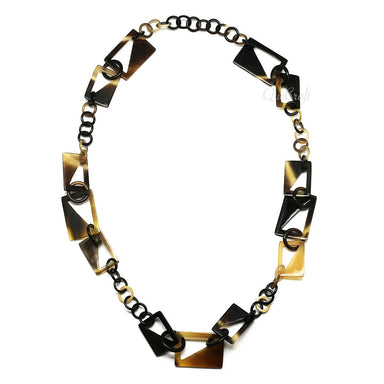 Horn Chain Necklace #4143 - HORN JEWELRY