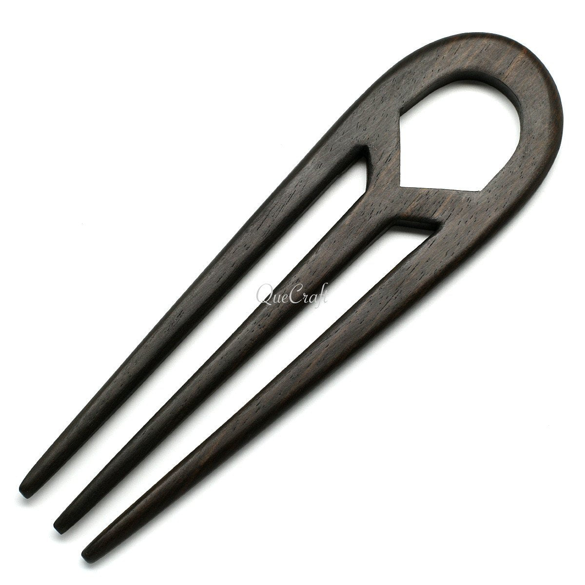 Ebony Hair Pin #10623 - HORN JEWELRY