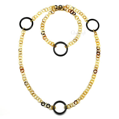 Horn Chain Necklace #9769 - HORN JEWELRY