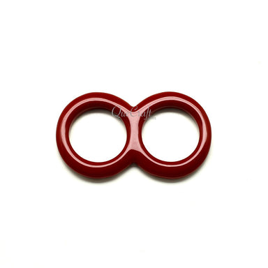 Horn & Lacquer Scarf Ring #12205 - HORN JEWELRY
