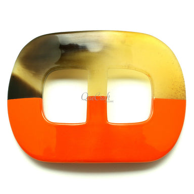 Horn & Lacquer Scarf Ring #12873 - HORN JEWELRY