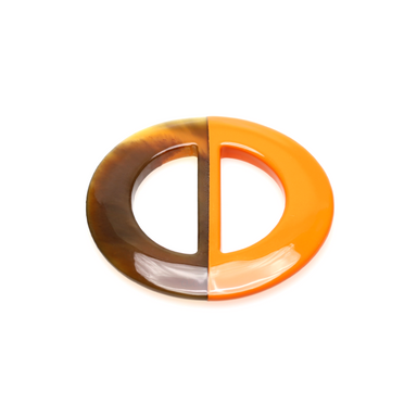 Horn & Lacquer Scarf Ring #13600 - HORN JEWELRY