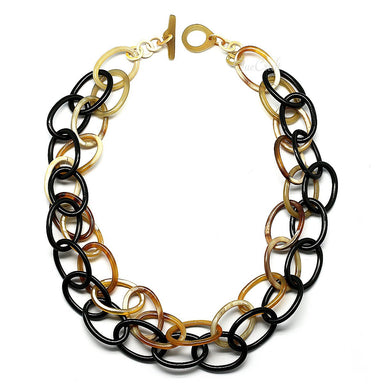 Horn Chain Necklace #9720 - HORN JEWELRY