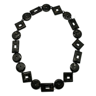Horn Chain Necklace #9758 - HORN JEWELRY