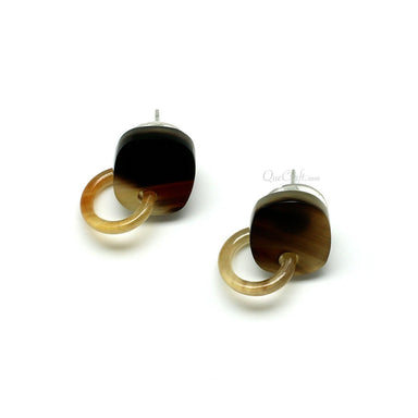 Horn Ear Studs #11638 - HORN JEWELRY