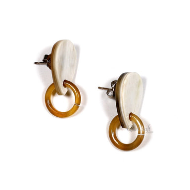Horn Ear Studs #12579 - HORN JEWELRY