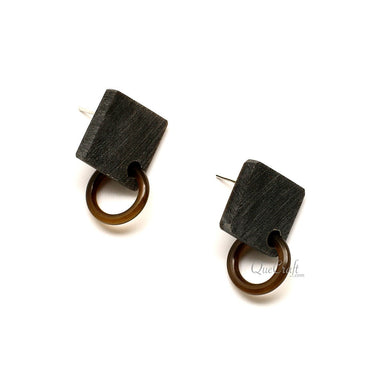 Horn Ear Studs #12639 - HORN JEWELRY
