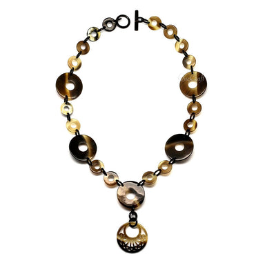 Horn Chain Necklace #5221 - HORN JEWELRY
