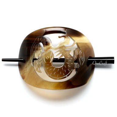 Horn Hair Barrette #10892 - HORN JEWELRY